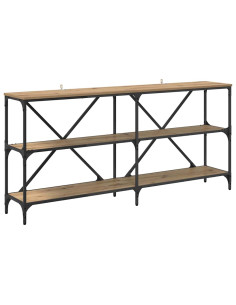 Tavolo consolle Rovere artigianale 160 x 30 x 75 cm 2