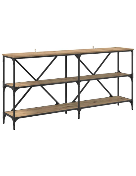 Tavolo consolle Rovere artigianale 160 x 30 x 75 cm