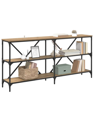 Tavolo consolle Rovere artigianale 160 x 30 x 75 cm