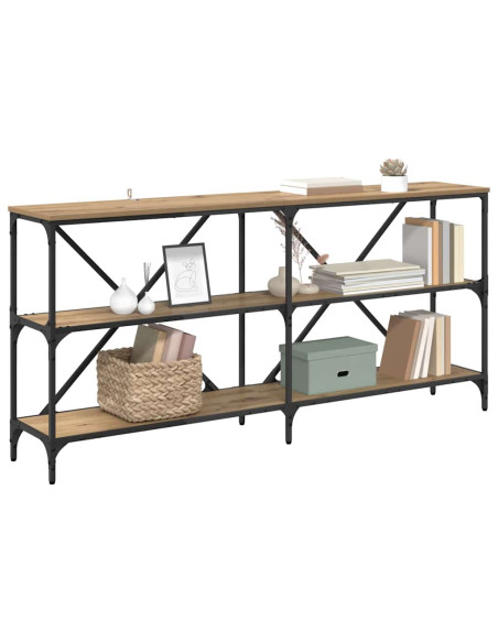 Tavolo consolle Rovere artigianale 160 x 30 x 75 cm