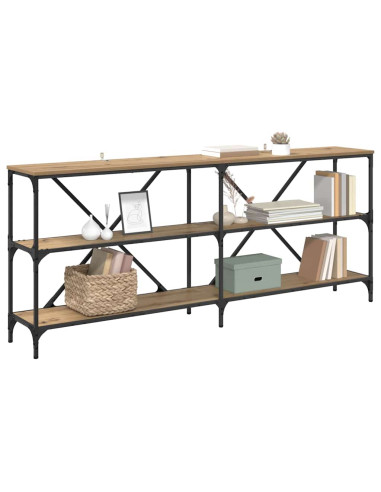 Tavolo consolle Rovere artigianale 180 x 30 x 75 cm