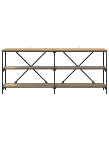 Tavolo consolle Rovere artigianale 180 x 30 x 75 cm