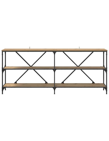 Tavolo consolle Rovere artigianale 180 x 30 x 75 cm