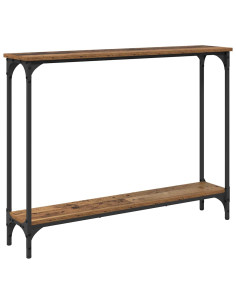Tavolo consolle Legno vecchio 100 x 22,5 x 75 cm 2