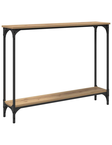 Tavolo consolle Rovere artigianale 100 x 22,5 x 75 cm