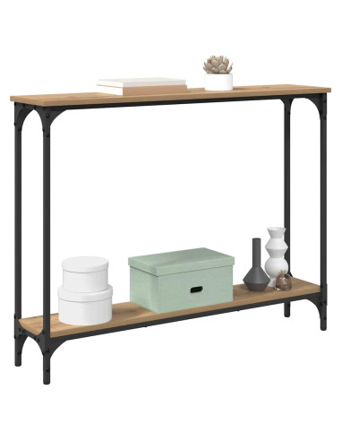 Tavolo consolle Rovere artigianale 100 x 22,5 x 75 cm