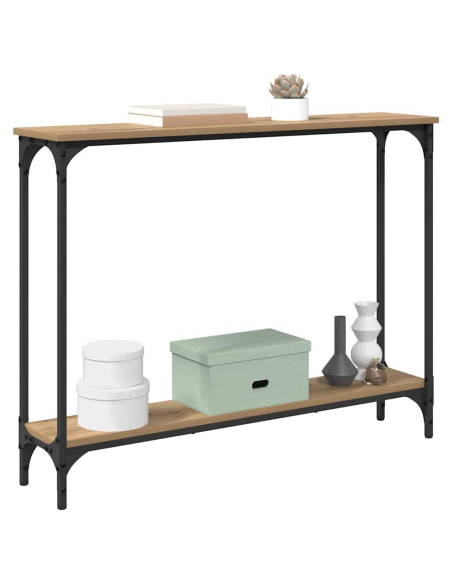 Tavolo consolle Rovere artigianale 100 x 22,5 x 75 cm
