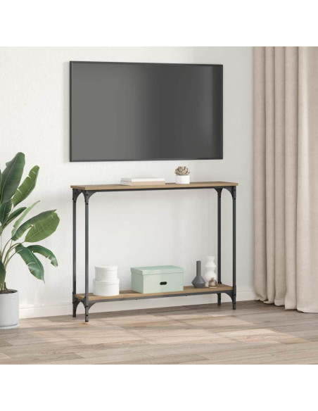 Tavolo consolle Rovere artigianale 100 x 22,5 x 75 cm