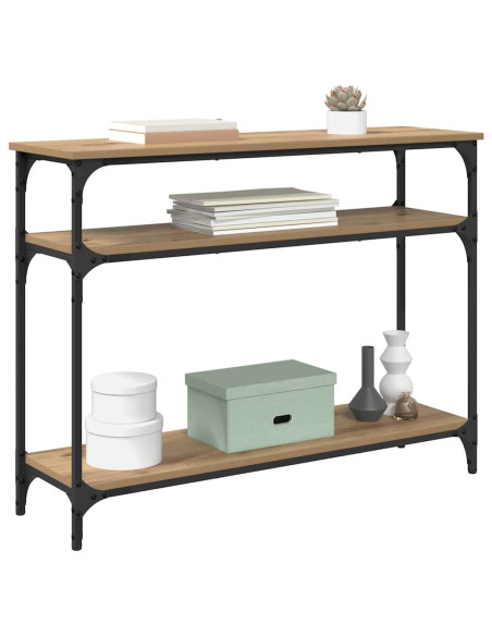 Tavolo consolle Rovere artigianale 100 x 29 x 75 cm