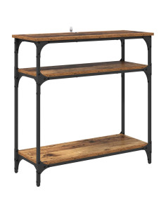 Tavolo consolle Legno vecchio 75 x 29 x 75 cm Legno multistrato 2