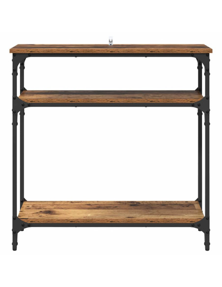 Tavolo consolle Legno vecchio 75 x 29 x 75 cm Legno multistrato