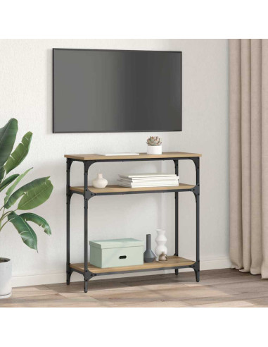 Tavolo consolle Rovere artigianale 75 x 29 x 75 cm