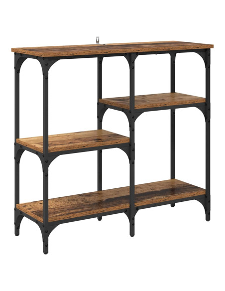 Tavolo consolle Legno vecchio 80 x 29 x 75 cm Legno multistrato