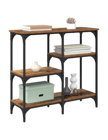 Tavolo consolle Legno vecchio 80 x 29 x 75 cm Legno multistrato
