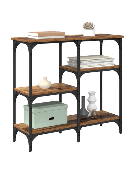 Tavolo consolle Legno vecchio 80 x 29 x 75 cm Legno multistrato