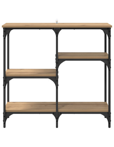 Tavolo consolle Rovere artigianale 80 x 29 x 75 cm