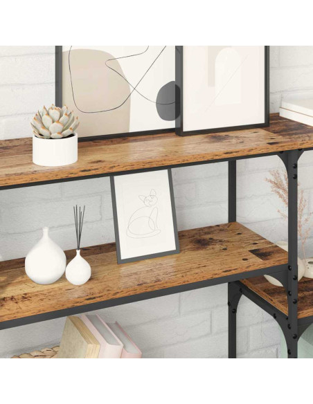 Tavolo consolle Legno vecchio 150 x 29 x 76,5 cm