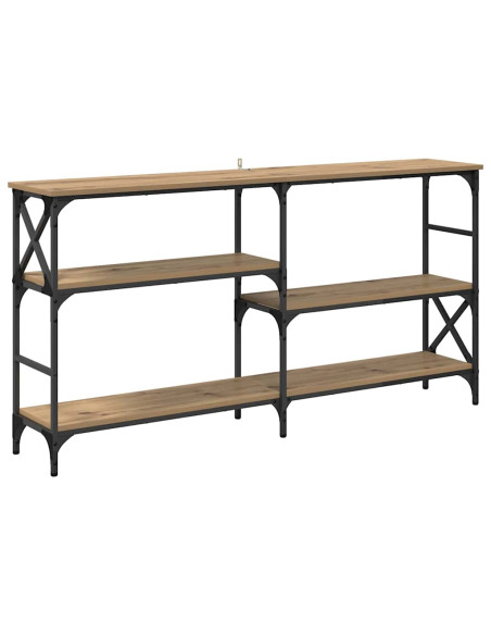 Tavolo consolle Rovere artigianale 150 x 29 x 76,5 cm