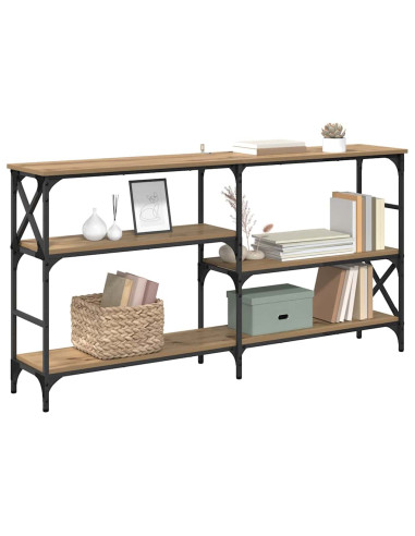 Tavolo consolle Rovere artigianale 150 x 29 x 76,5 cm