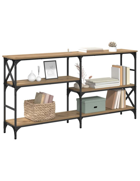 Tavolo consolle Rovere artigianale 150 x 29 x 76,5 cm