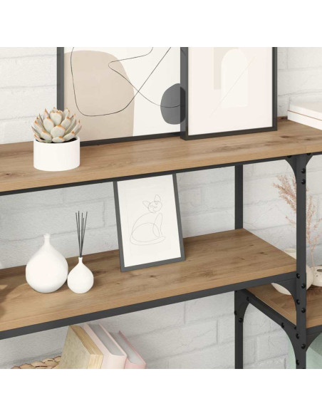Tavolo consolle Rovere artigianale 150 x 29 x 76,5 cm