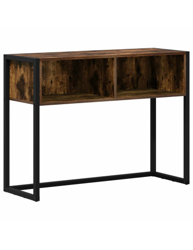 Tavolino Quercia Fumosa 100 x 36 x 75 cm Legno multistrato