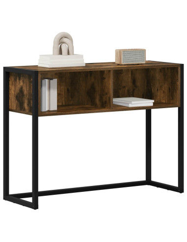 Tavolino Quercia Fumosa 100 x 36 x 75 cm Legno multistrato