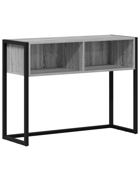 Tavolino Grigio Sonoma 100 x 36 x 75 cm Legno multistrato