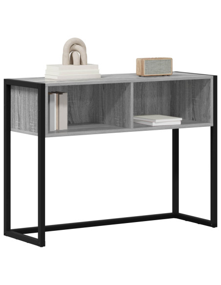 Tavolino Grigio Sonoma 100 x 36 x 75 cm Legno multistrato