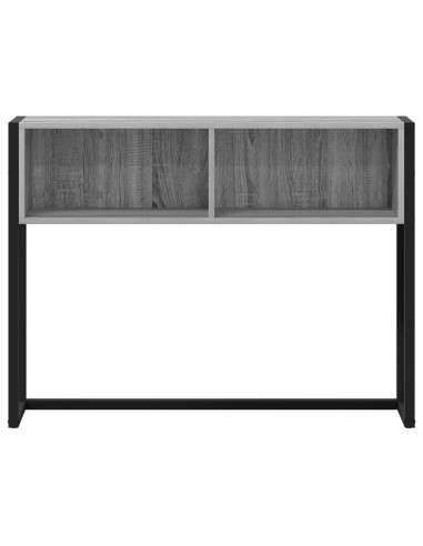 Tavolino Grigio Sonoma 100 x 36 x 75 cm Legno multistrato
