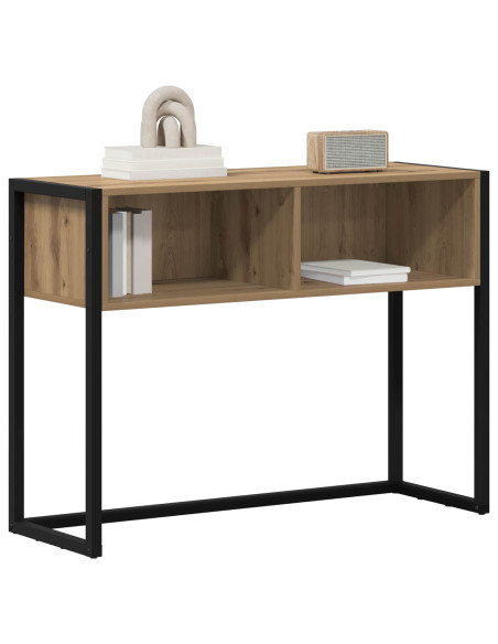 Tavolino Rovere Artigianale 100 x 36 x 75 cm Legno multistrato