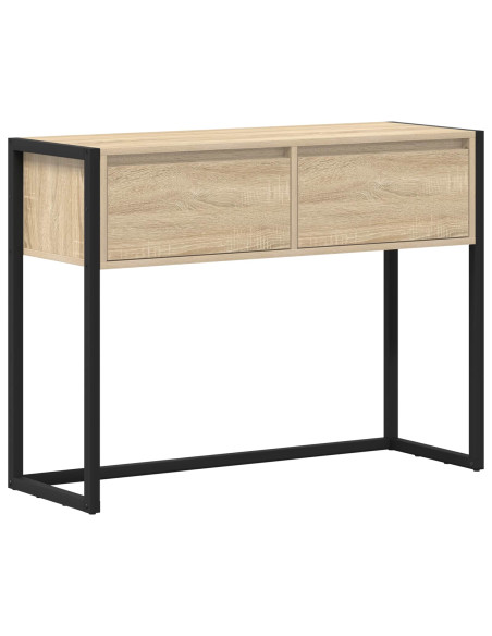 Tavolino con cassetto Sonoma 100 x 36 x 75 cm Legno multistrato
