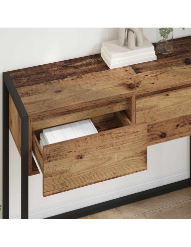 Tavolino Legno vecchio 100 x 36 x 75 cm Legno multistrato