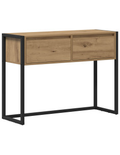 Tavolino Rovere Artigianale 100 x 36 x 75 cm Legno multistrato 2