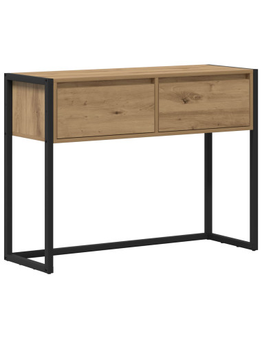 Tavolino Rovere Artigianale 100 x 36 x 75 cm Legno multistrato