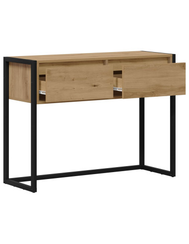 Tavolino Rovere Artigianale 100 x 36 x 75 cm Legno multistrato