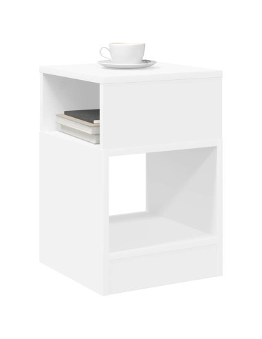 Tavolino Bianco 30,5 x 30 x 45 cm Legno multistrato