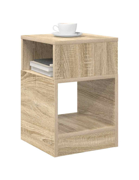 Tavolino Rovere Sonoma 30,5 x 30 x 45 cm Legno ingegnerizzato