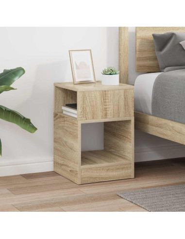 Tavolino Rovere Sonoma 30,5 x 30 x 45 cm Legno ingegnerizzato
