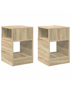 Tavolino 2 pcs Rovere Sonoma 30,5 x 30 x 45 cm 2