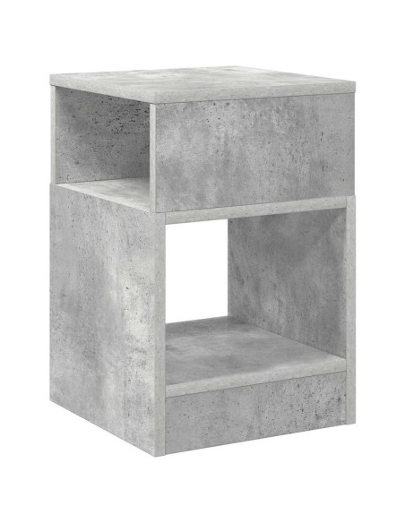 Tavolino 2 pcs Grigio cemento 30,5 x 30 x 45 cm