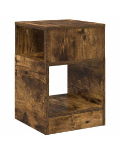 Tavolino Rovere fumé 30,5 x 30 x 45 cm Legno multistrato 2