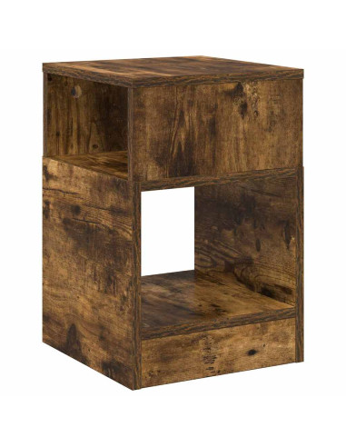 Tavolino Rovere fumé 30,5 x 30 x 45 cm Legno multistrato