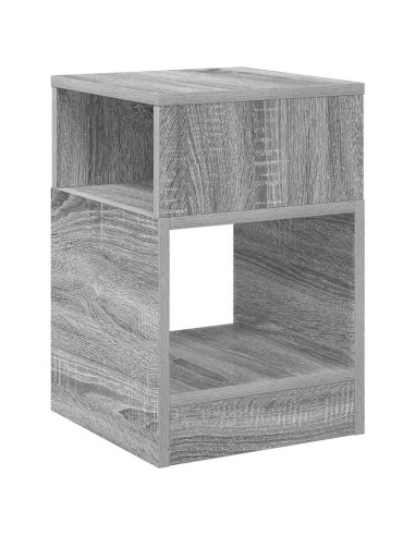 Tavolino Grigio Sonoma 30,5 x 30 x 45 cm Legno multistrato