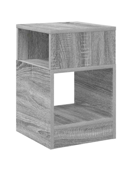 Tavolino Grigio Sonoma 30,5 x 30 x 45 cm Legno multistrato