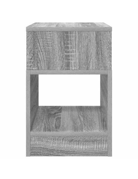 Tavolino Grigio Sonoma 30,5 x 30 x 45 cm Legno multistrato