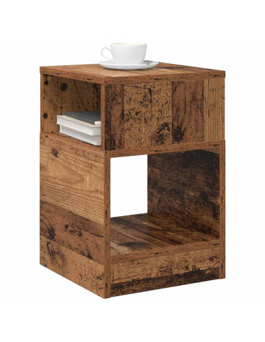 Tavolino Legno vecchio 30,5 x 30 x 45 cm Legno multistrato