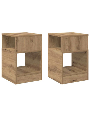 Tavolino 2 pcs Rovere artigianale 30,5 x 30 x 45 cm
