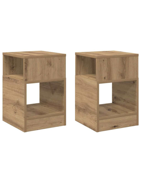Tavolino 2 pcs Rovere artigianale 30,5 x 30 x 45 cm