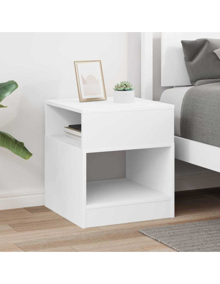 Tavolino Bianco 40,5 x 40 x 45 cm Legno multistrato